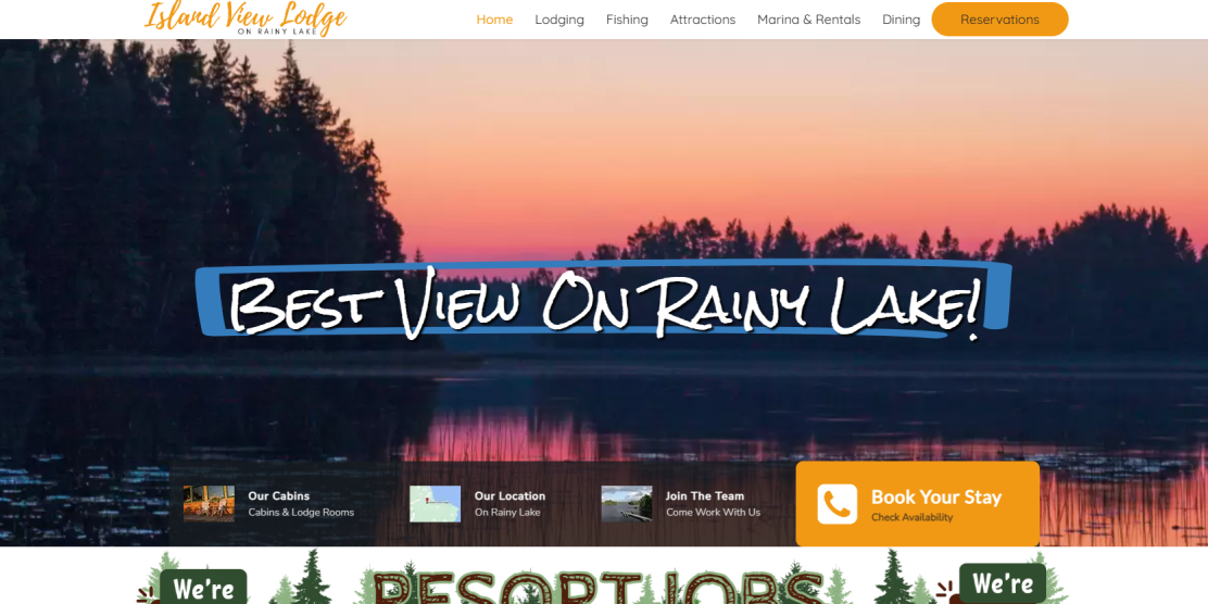 Island View Lodge on Rainy Lake